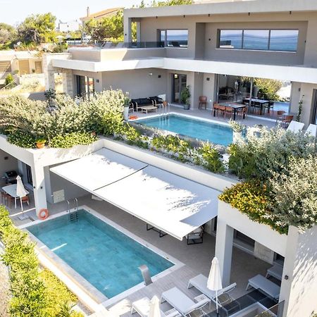 Seafront Villas I "Free" Heated Pools & 100M To Sea Chania  Exterior foto