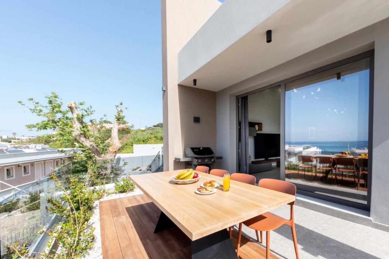 Seafront Villas I "Free" Heated Pools & 100M To Sea Chania  Exterior foto
