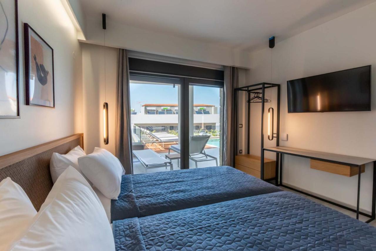 Seafront Villas I "Free" Heated Pools & 100M To Sea Chania  Exterior foto