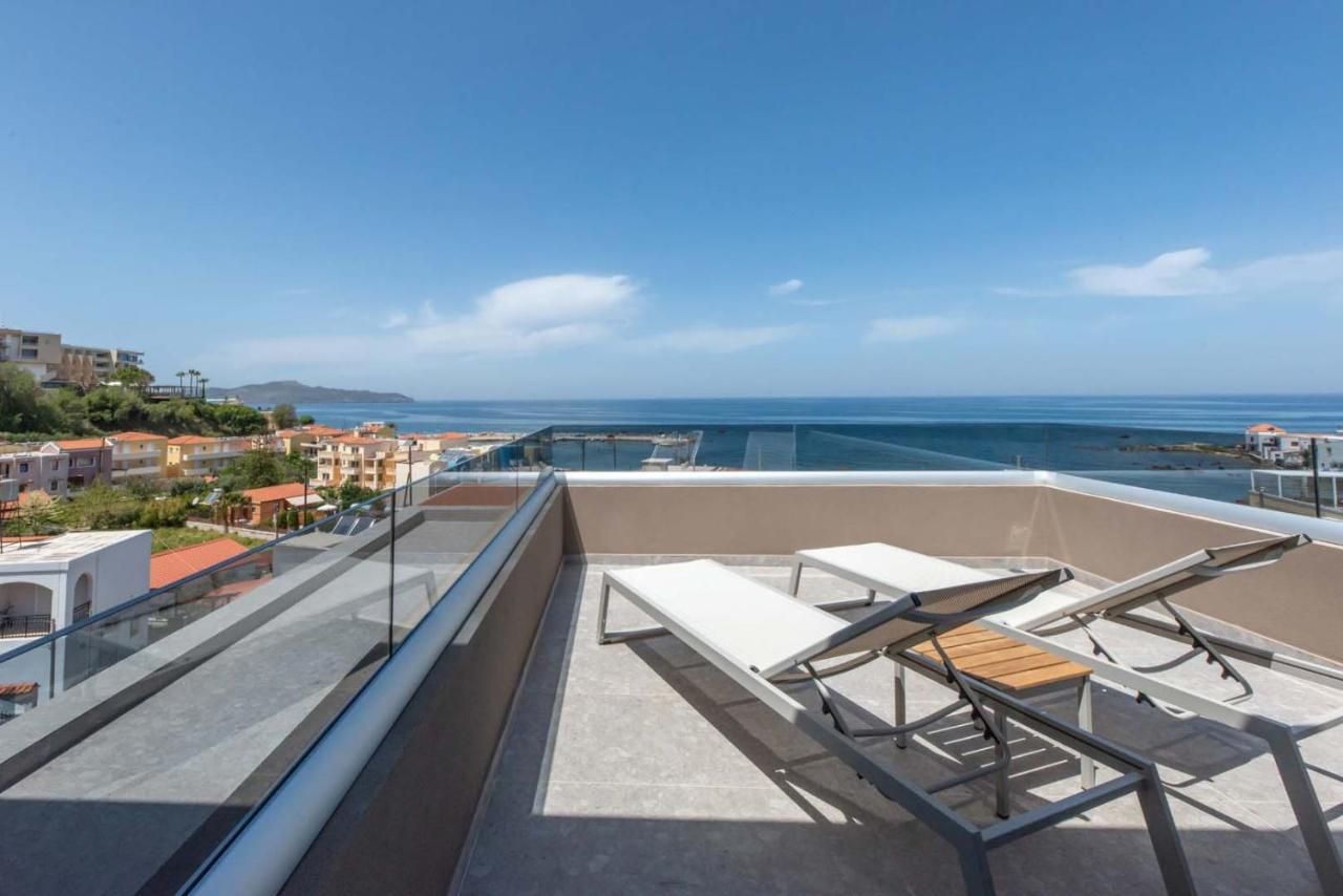 Seafront Villas I "Free" Heated Pools & 100M To Sea Chania  Exterior foto
