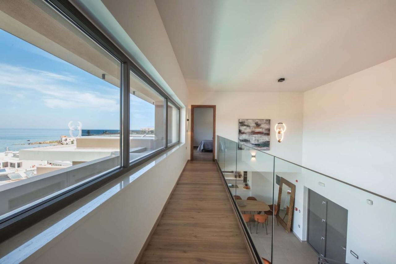 Seafront Villas I "Free" Heated Pools & 100M To Sea Chania  Exterior foto