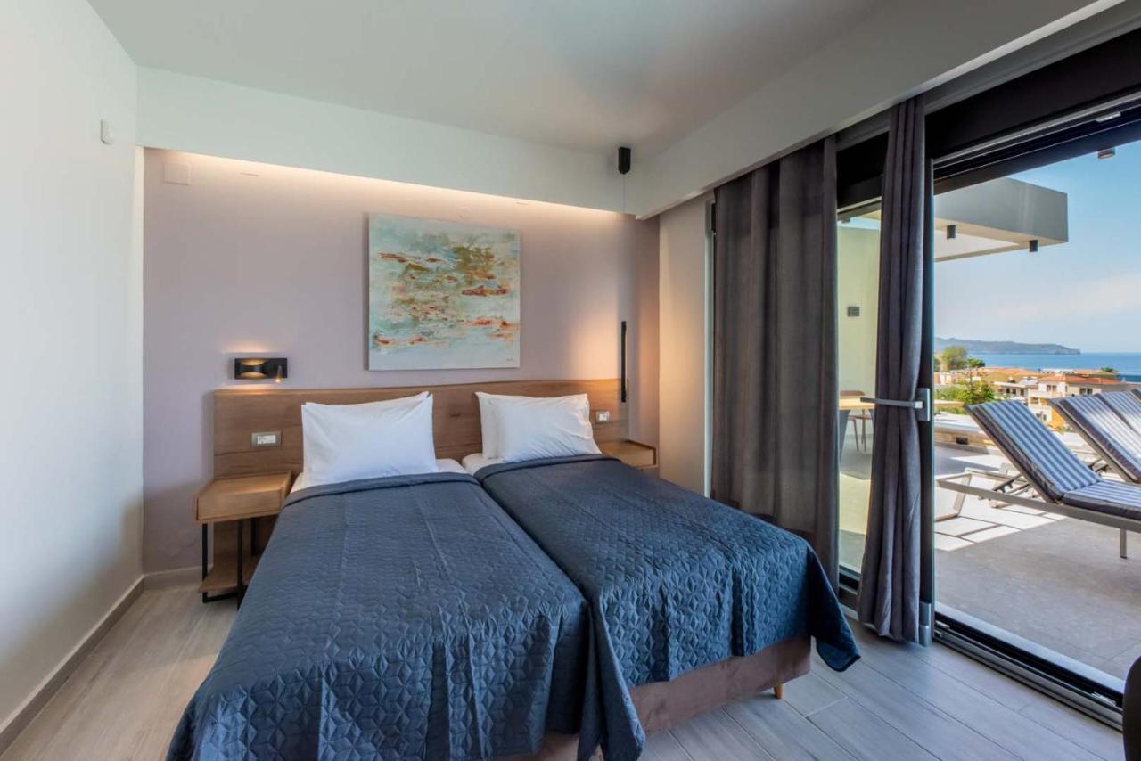 Seafront Villas I "Free" Heated Pools & 100M To Sea Chania  Exterior foto